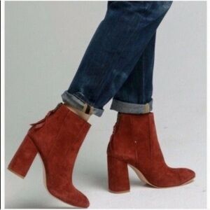 Able Red Suede Boots